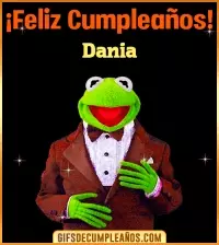 GIF Meme feliz cumpleaños Dania