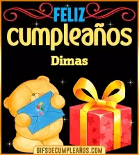 GIF Tarjetas animadas de cumpleaños Dimas