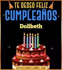GIF Te deseo Feliz Cumpleaños Dolibeth
