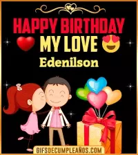 GIF Happy Birthday Love Kiss gif Edenilson