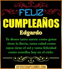 GIF Frases de Cumpleaños Edgardo