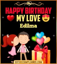 GIF Happy Birthday Love Kiss gif Edilma