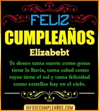 GIF Frases de Cumpleaños Elizabebt