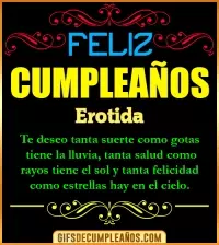 GIF Frases de Cumpleaños Erotida