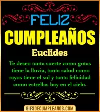 GIF Frases de Cumpleaños Euclides