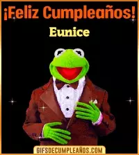 GIF Meme feliz cumpleaños Eunice