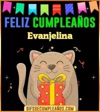 GIF Feliz Cumpleaños Evanjelina