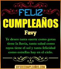 GIF Frases de Cumpleaños Favy