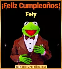 GIF Meme feliz cumpleaños Fely