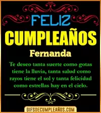 GIF Frases de Cumpleaños Fernanda