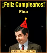 GIF Feliz Cumpleaños Meme Fina