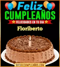 GIF Felicidades en tu día Floriberto