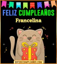 GIF Feliz Cumpleaños Francelina