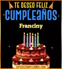 GIF Te deseo Feliz Cumpleaños Franciny