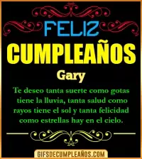 GIF Frases de Cumpleaños Gary