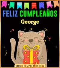 GIF Feliz Cumpleaños George