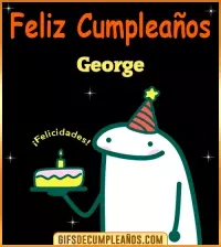GIF Flork meme Cumpleaños George