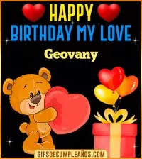 GIF Gif Happy Birthday My Love Geovany