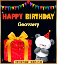 GIF Happy Birthday Geovany