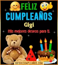 GIF Gif de cumpleaños Gigi