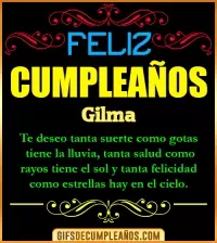 GIF Frases de Cumpleaños Gilma