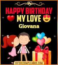 GIF Happy Birthday Love Kiss gif Giovana