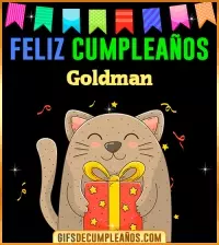 GIF Feliz Cumpleaños Goldman