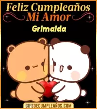 GIF Feliz Cumpleaños mi Amor Grimalda