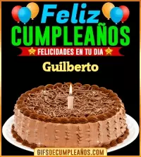 GIF Felicidades en tu día Guilberto