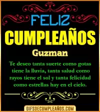 GIF Frases de Cumpleaños Guzman