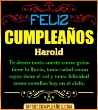GIF Frases de Cumpleaños Harold