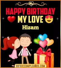 GIF Happy Birthday Love Kiss gif Hizam