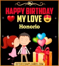 GIF Happy Birthday Love Kiss gif Honorio