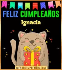 GIF Feliz Cumpleaños Ignacia