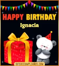 GIF Happy Birthday Ignacia