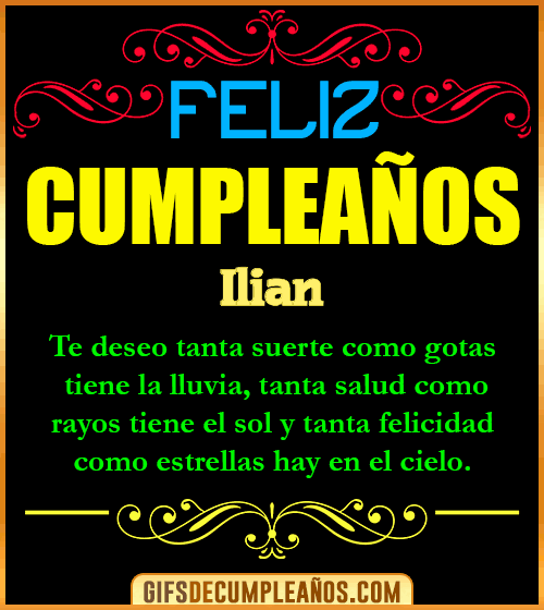 Frases de Cumpleaños Ilian Frases de Cumpleaños Ilian