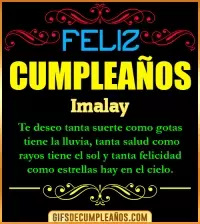 GIF Frases de Cumpleaños Imalay