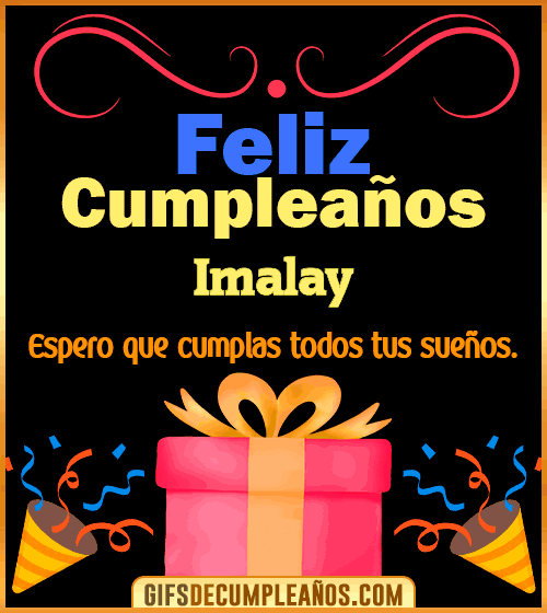 Mensaje de cumpleaños Imalay Mensaje de cumpleaños Imalay