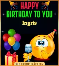 GIF GiF Happy Birthday To You Ingris