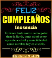GIF Frases de Cumpleaños Inosenzia