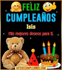 GIF Gif de cumpleaños Isis