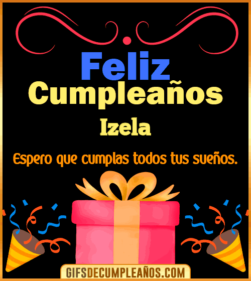 Mensaje de cumpleaños Izela Mensaje de cumpleaños Izela