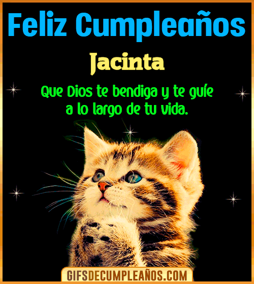 Feliz Cumpleaños te guíe en tu vida Jacinta Feliz Cumpleaños te guíe en tu vida Jacinta