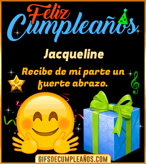 Feliz Cumpleaños gif Jacqueline Feliz Cumpleaños gif Jacqueline