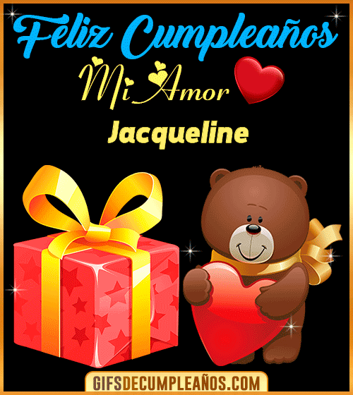 Gif de Feliz cumpleaños mi AMOR Jacqueline Gif de Feliz cumpleaños mi AMOR Jacqueline