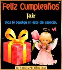GIF Feliz Cumpleaños Dios te bendiga en tu día Jair