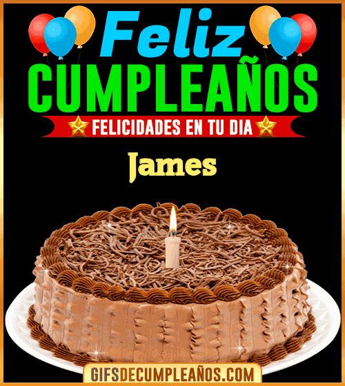 Felicidades en tu día James Felicidades en tu día James