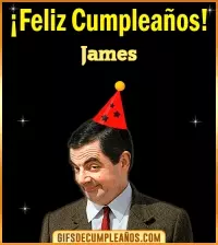 GIF Feliz Cumpleaños Meme James