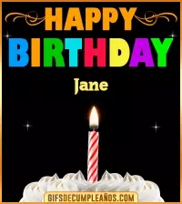GIF GiF Happy Birthday Jane