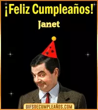 GIF Feliz Cumpleaños Meme Janet